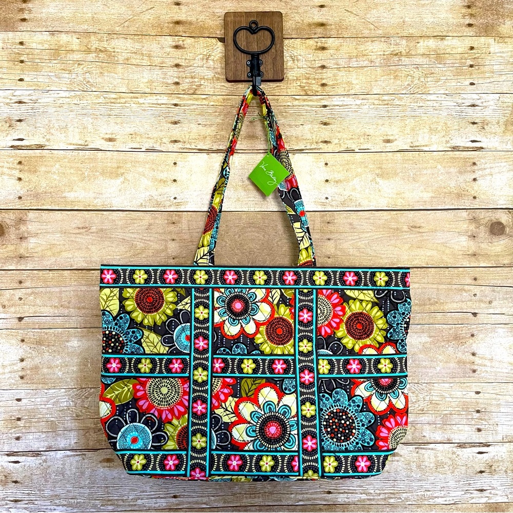 Vera Bradley Tic Tac Tote Flower Shower NWT